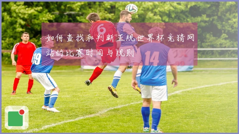 如何查找和判断正规世界杯竞猜网站的比赛时间与规则